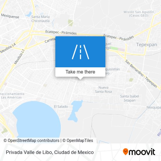 Mapa de Privada Valle de Libo