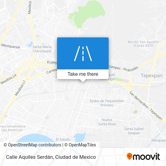 Calle Aquiles Serdán map