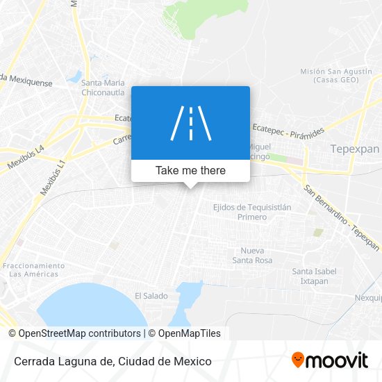 Cerrada Laguna de map