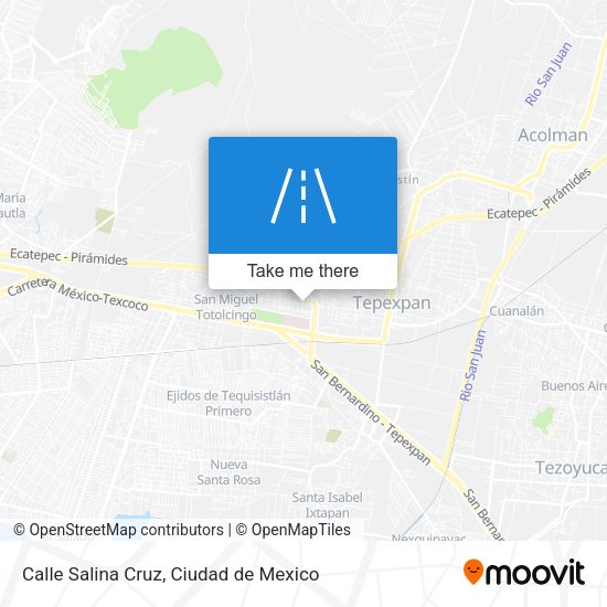 Mapa de Calle Salina Cruz