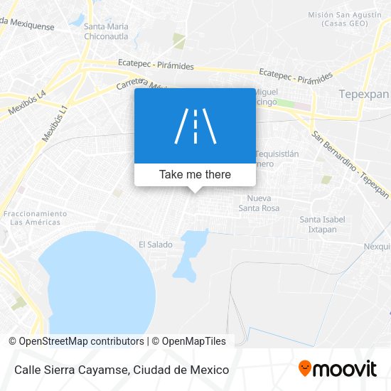 Calle Sierra Cayamse map