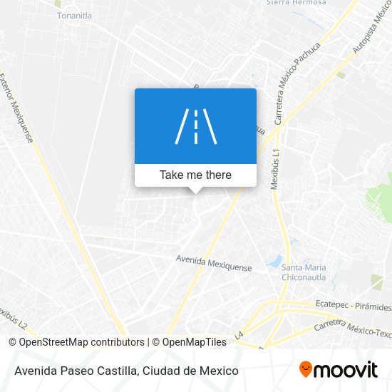 Avenida Paseo Castilla map