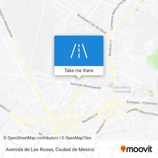 Mapa de Avenida de Las Rosas