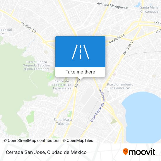 Cerrada San José map