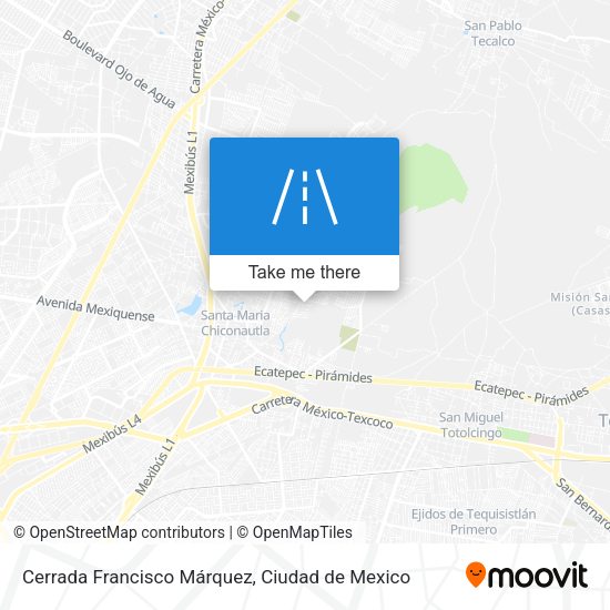 Cerrada Francisco Márquez map