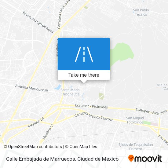Mapa de Calle Embajada de Marruecos