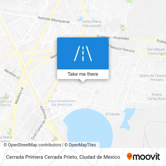 Cerrada Primera Cerrada Prieto map