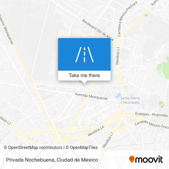 Privada Nochebuena map