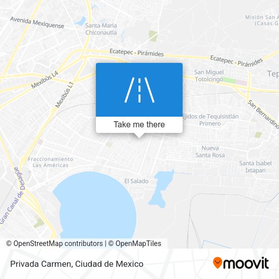 Mapa de Privada Carmen
