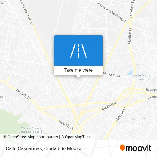 Mapa de Calle Casuarinas