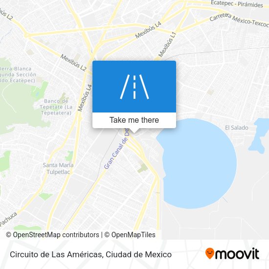 Mapa de Circuito de Las Américas
