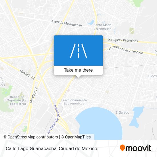 Mapa de Calle Lago Guanacacha