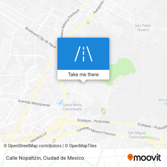 Calle Nopaltzin map