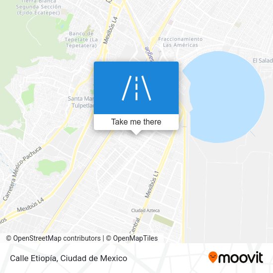 Mapa de Calle Etiopía
