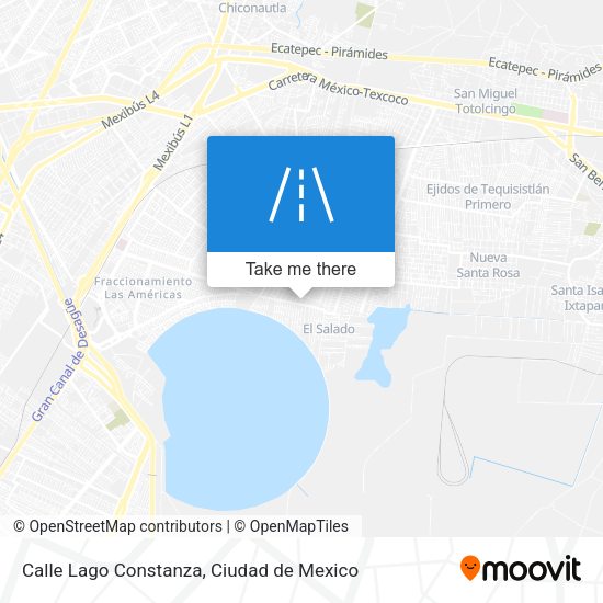 Calle Lago Constanza map