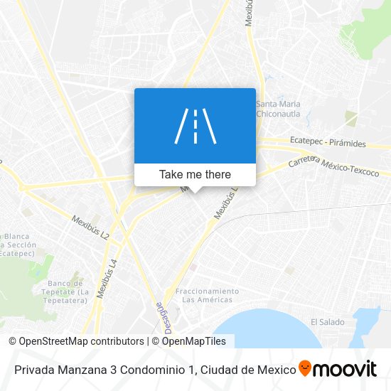 Privada Manzana 3 Condominio 1 map