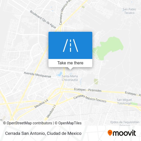 Cerrada San Antonio map