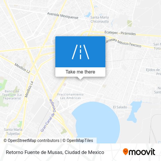 Retorno Fuente de Musas map