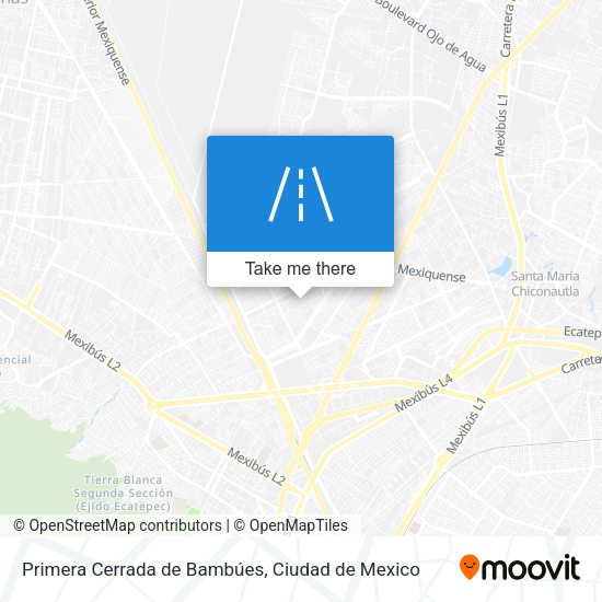 Mapa de Primera Cerrada de Bambúes