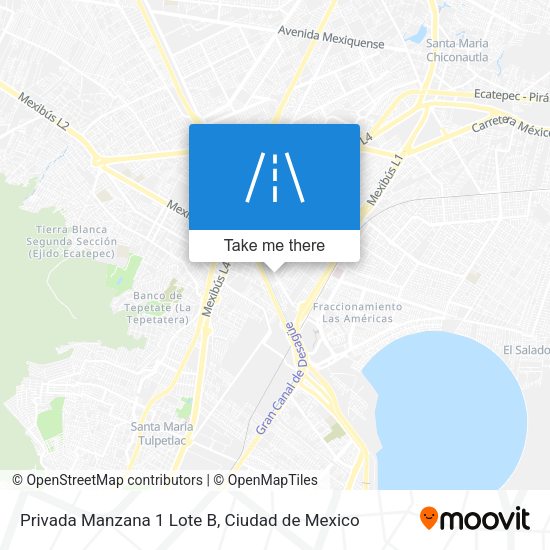 Privada Manzana 1 Lote B map