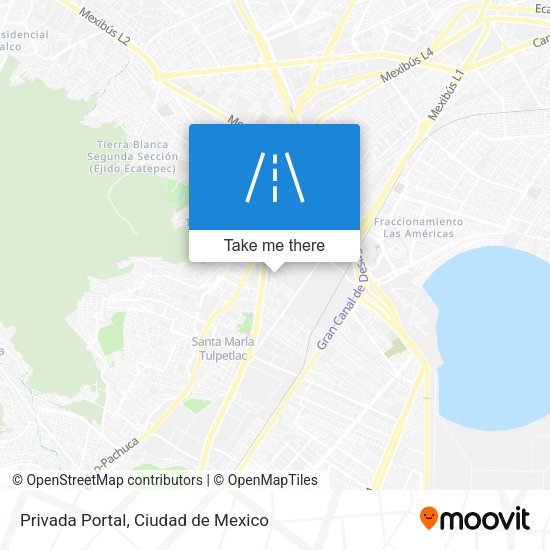 Privada Portal map