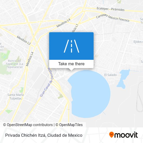 Privada Chichén Itzá map