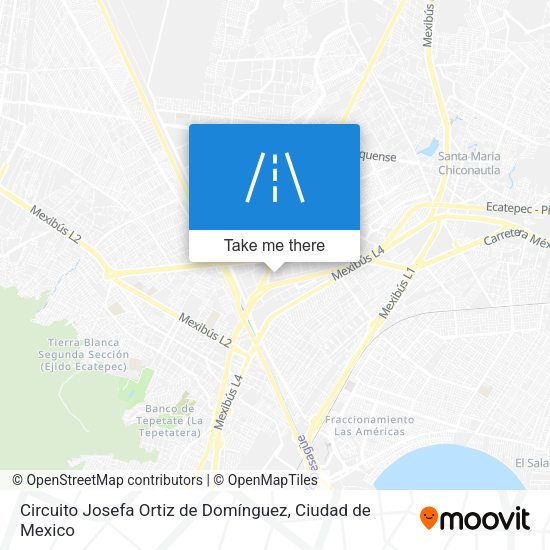 Circuito Josefa Ortiz de Domínguez map
