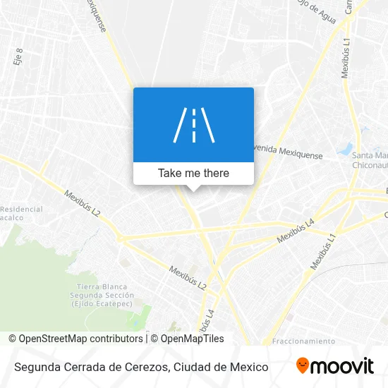 Segunda Cerrada de Cerezos map