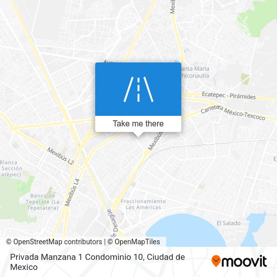 Privada Manzana 1 Condominio 10 map