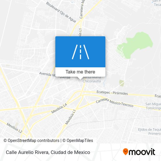 Calle Aurelio Rivera map