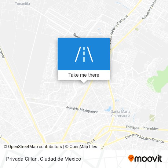 Privada Cillan map