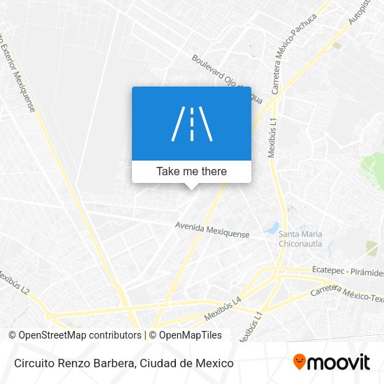 Circuito Renzo Barbera map