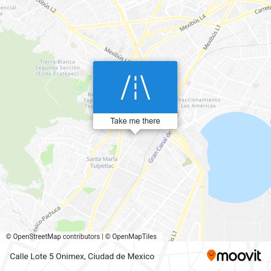 Calle Lote 5 Onimex map
