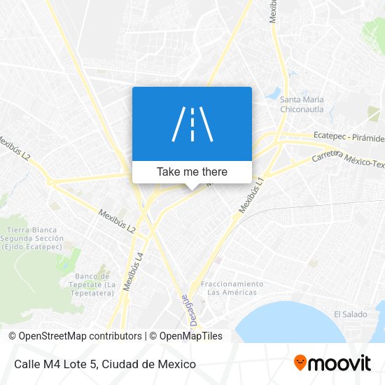 Mapa de Calle M4 Lote 5
