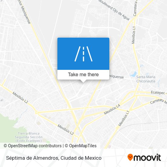 Séptima de Almendros map
