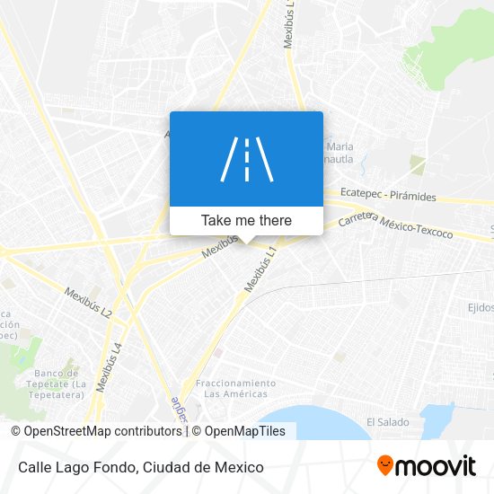 Calle Lago Fondo map