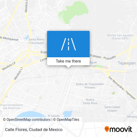 Calle Flores map