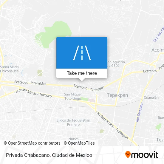 Privada Chabacano map