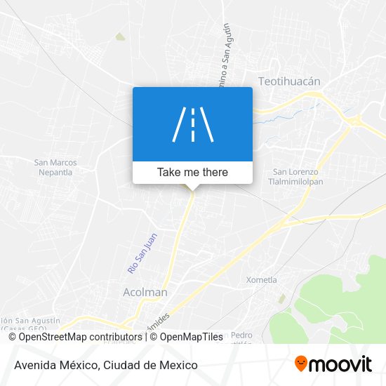 Avenida México map