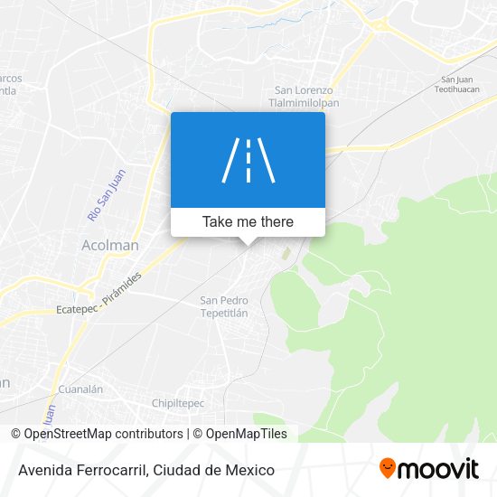 Mapa de Avenida Ferrocarril