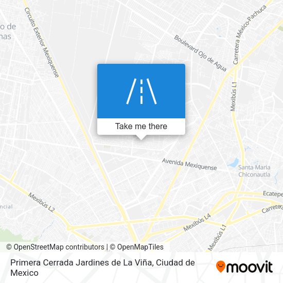 Primera Cerrada Jardines de La Viña map