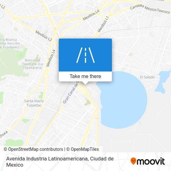 Avenida Industria Latinoamericana map