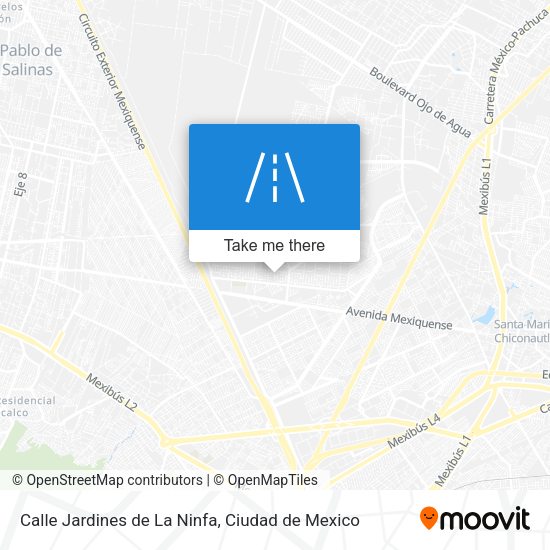 Calle Jardines de La Ninfa map