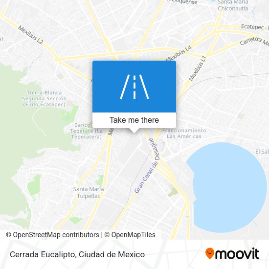 Cerrada Eucalipto map