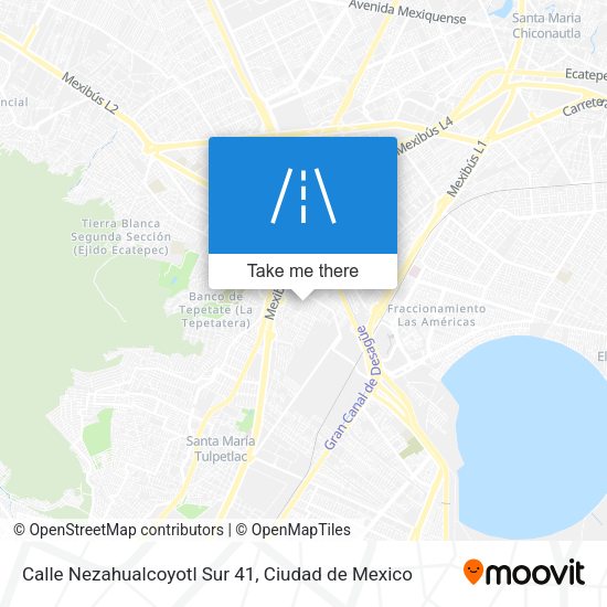 Calle Nezahualcoyotl Sur 41 map