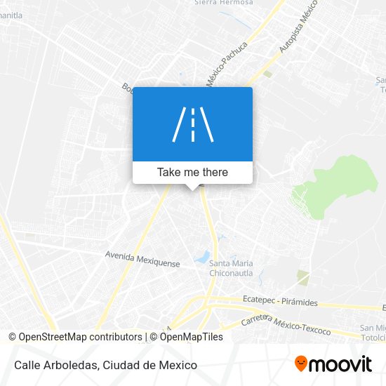 Calle Arboledas map
