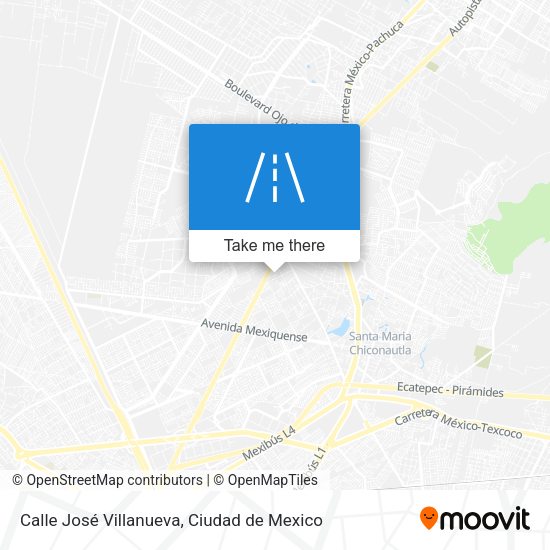 Mapa de Calle José Villanueva