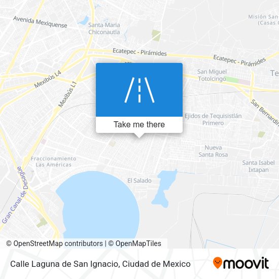 Calle Laguna de San Ignacio map