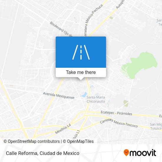 Mapa de Calle Reforma