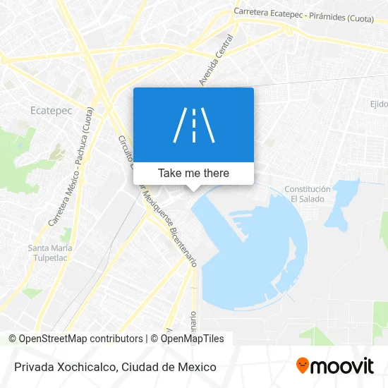 Privada Xochicalco map